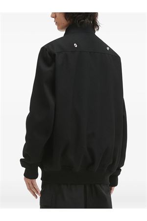 Black wool asymmetrical jacket RICK OWENS | RU02E1760WD09